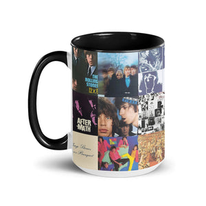 The Rolling Stones Accent Mug Classic Album Cover Collage Gift