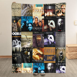 Creed Sherpa Blanket Post-Grunge Warmth Wrapped in Iconic Album Art