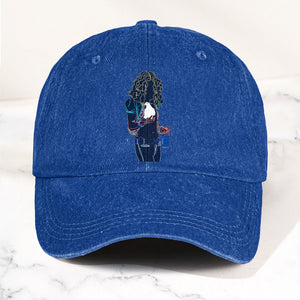 Robert Plant Denim Cap Retro Classic Rock Music Inspired Dad Hat (With Box)