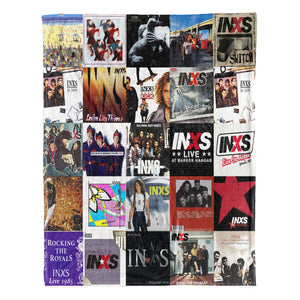 INXS Sherpa Blanket A Retro Album Cover Tribute for True Fans