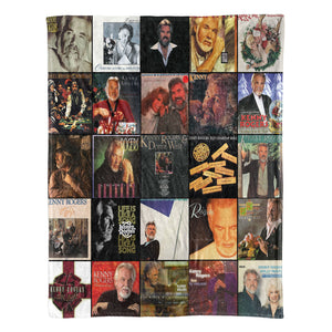 Kenny Rogers Sherpa Blanket A Warm Tribute to Timeless Country Memories
