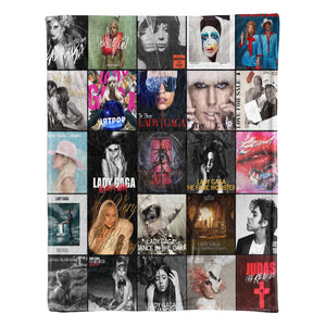 Lady Gaga Sherpa Blanket A Bold Pop-Art Tribute for True Fans