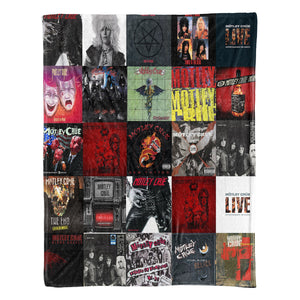 Mötley Crüe Sherpa Blanket Wild Energy for True Rock Rebels