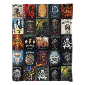 Motörhead Sherpa Blanket Heavy Metal Warmth Wrapped in Iconic Album Art