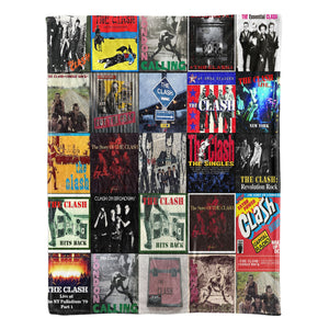 The Clash Sherpa Blanket Punk Rock Warmth Wrapped in Iconic Album Art