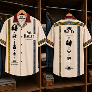 Bob Marley Luxury Design Hawaiian Shirt – Reggae Inspired Hawaiian Shirt