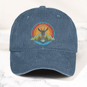 Phish Antelope Run Logo Denim Cap Retro Music Phish Cap Gift For Dad (With Box)