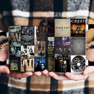 Creed Accent Mug Classic Album Cover Collage Gift