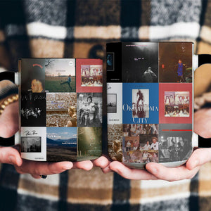Zach Bryan Accent Mug Album Cover Collage for Fans