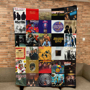 Bee Gees Sherpa Blanket Timeless Pop & Disco Warmth Wrapped in Iconic Album Art