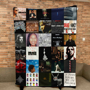 Drake Sherpa Blanket A Luxe Tribute to Every Era of an Icon