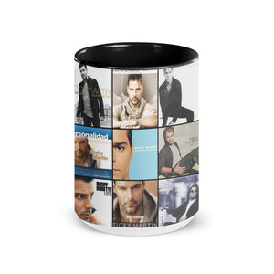 Ricky Martin Accent Mug Latin Pop Icon Album Cover Collage Gift