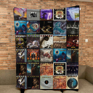 Kansas Sherpa Blanket A Journey Through Prog-Rock Magic