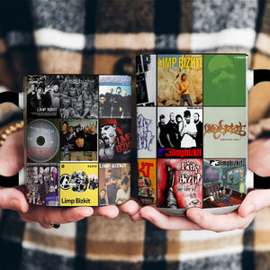 Limp Bizkit Accent Mug Classic Album Cover Collage Gift for Nu-Metal Fans