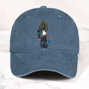 Robert Plant Denim Cap Retro Classic Rock Music Inspired Dad Hat (With Box)
