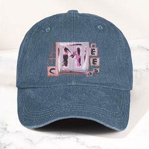 1990's Depeche Mode Rare! 1994 Tour Concert Denim Cap Vintage Music Merch Gift for Dad (With Box)