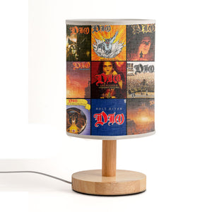Dio Album Covers Fabric Lamp Heavy Metal Legend Table Lamp, Retro Music Home Décor Gift for Rock Fans