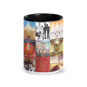 Earth, Wind & Fire Accent Mug Legendary Album Cover Collage Gift