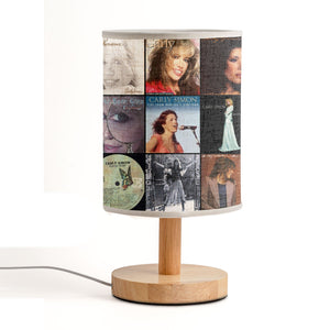 Carly Simon Fabric Lamp Timeless Elegance Album Art Collection