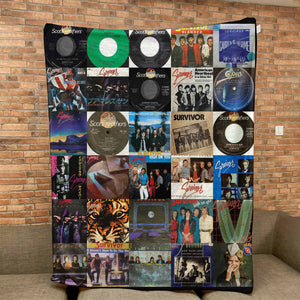 Survivor Sherpa Blanket Iconic Rock Anthems & Timeless Hits Tribute