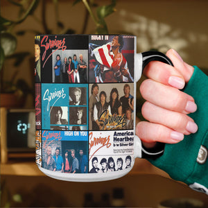 Survivor Accent Mug Classic Rock Album Cover Collage Gift