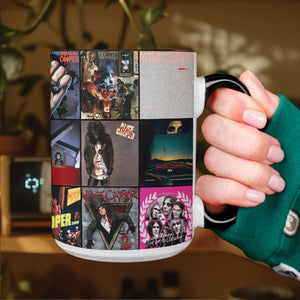 Alice Cooper Accent Mug Classic Album Cover Collage Gift