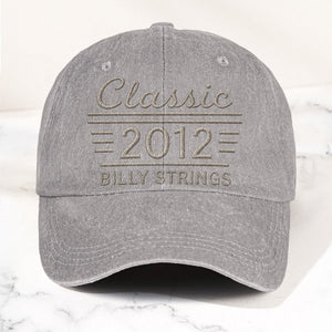Billy Strings Classic 2012 Est Bluegrass Music Merch Denim Cap Retro Vintage Dad Cap Gift For Dad (With Box)