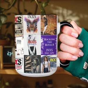 INXS Accent Mug Classic Album Cover Collage Gift
