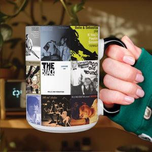 Belle and Sebastian Accent Mug Classic Album Cover Collage Gift for Indie Pop Fans
