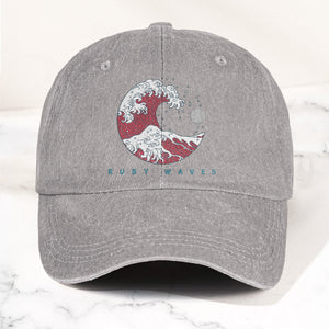 Phish Ruby Waves Denim Cap Retro Music Phish Cap Gift For Dad (With Box)
