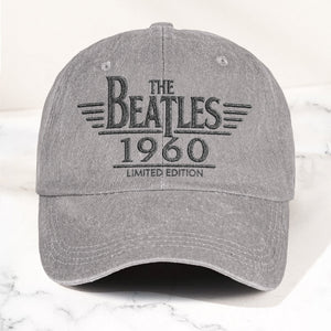 The Beatles 1960 Est Denim Cap Vintage Dad Cap Gift For Dad (With Box)