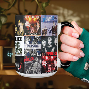 The Police Accent Mug Classic Album Cover Collage Gift
