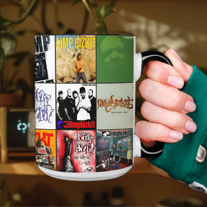 Limp Bizkit Accent Mug Classic Album Cover Collage Gift for Nu-Metal Fans