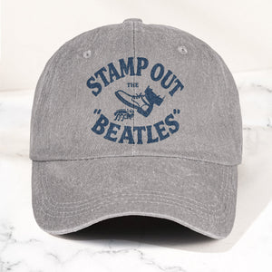 The Beatles Stamp Out Vintage 1960s Satire Graphic Music Merch Denim Cap Retro Vintage Dad Cap Gift For Dad (With Box)