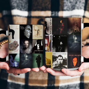 Peter Murphy Accent Mug Gothic Art Rock Album Collage Gift