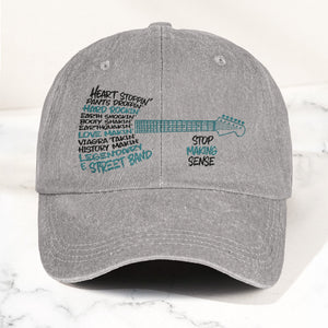 Bruce Springsteen & The E Street Band Denim Cap Retro Rock Music Fan Cap Gift For Dad (With Box)