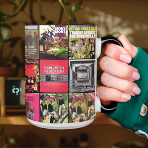 Tommy James & The Shondells Accent Mug Classic Hits Album Cover Collage Gift