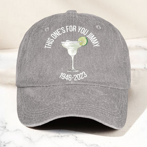 This one's for you Jimmy Denim Cap Retro Jimmy Buffett Tribute Dad Hat (With Box)