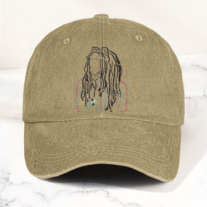 Bob Marley Portrait Casual Denim Cap Retro Music Fan Concert Cap Gift For Dad (With Box)
