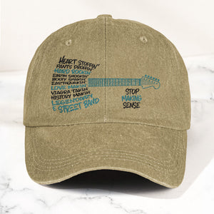 Bruce Springsteen & The E Street Band Denim Cap Retro Rock Music Fan Cap Gift For Dad (With Box)