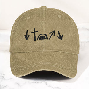 The Story Of Jesus Denim Cap Vintage Dad Cap Gift For Dad (With Box)