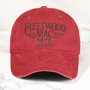 Fleetwood Mac 1975 Est Denim Cap Vintage Dad Cap Gift For Dad (With Box)