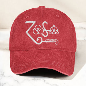 Led Zeppelin Denim Cap Retro Classic Rock Music Inspired Dad Hat (With Box)