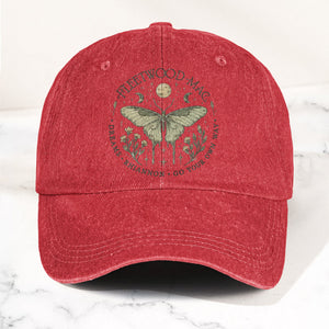 Fleetwood Mac Butterfly Mystical Graphic Vintage Denim Cap Retro Dad Cap (With Box)