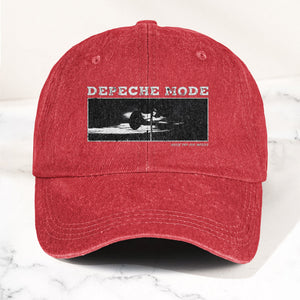 Music for the Masses Denim Cap Retro Depeche Mode Merch Dad Hat (With Box)