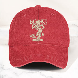 Blink-182 Denim Cap Bunny “Since 1992” Vintage Dad Hat (With Box)