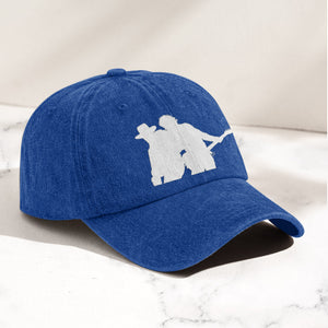 Bruce Springsteen And Clarence Clemons Denim Cap Retro Rock Music Fan Cap (With Box)
