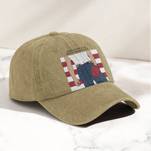 Born in the U.S.A Bruce Springsteen Denim Cap Retro Music Fan Merch Cap Gift For Dad (With Box)