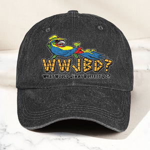 What Would Jimmy Buffett Do Denim Cap Retro Jimmy Buffett Merch Dad Hat (With Box)