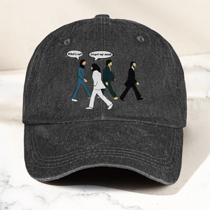 Abbey Road Denim Dad Cap Iconic Walk ( With BOX)